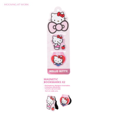 Hello Kitty Magnetic Bookmarks *2