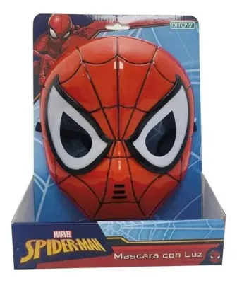 Mascara Spiderman Con Luz 2488