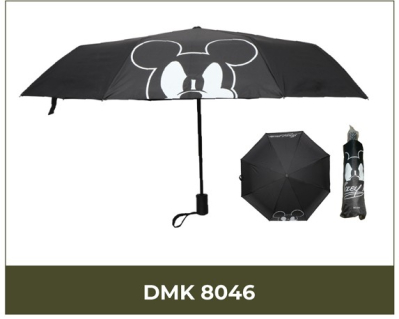 Paraguas Dmk8046 Negro Mickey