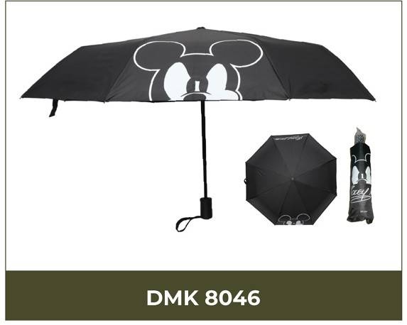 Paraguas Dmk8046 Negro Mickey
