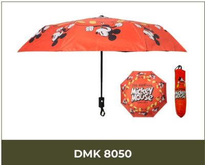 Paraguas Dmk8050 Rojo Mickey