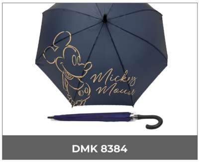 Paraguas Dmk8384 Mickey Azul Largo
