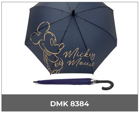 Paraguas Dmk8384 Mickey Azul Largo