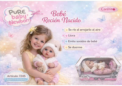 Bebe Recien Nacido 7245/Ym40262Rosa
