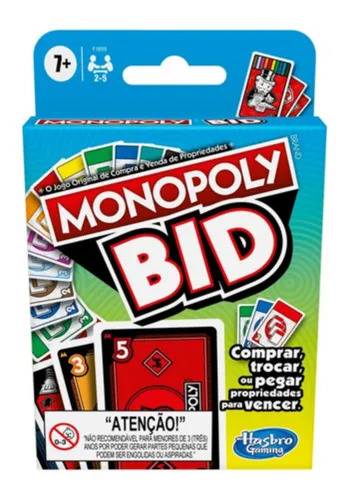 Monopoly Bid Cartas F1699