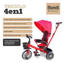 Triciclo 4 En 1 Rojo 9327