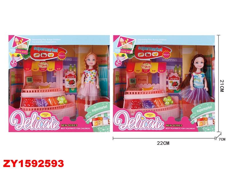 Muñeca En El Supermercado Zy1592593