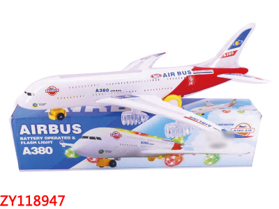 Avion Con Luz Zy118947