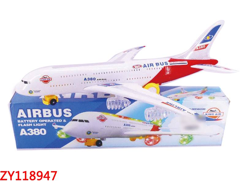 Avion Con Luz Zy118947
