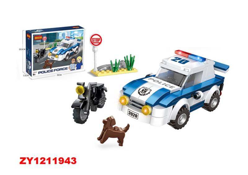 Cogo Set Policia 185Pcs Zy1211943