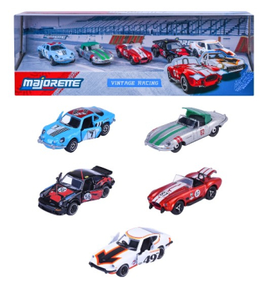 Auto Majorette Vintage Racing 5Pcs