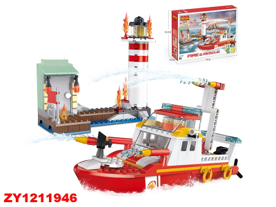 Cogo Barco Rescate 411Pcs Zy1211946