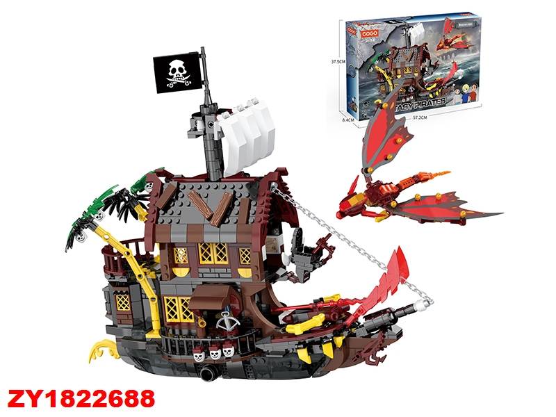 Cogo Barco Pirata 907Pcs Zy1822688