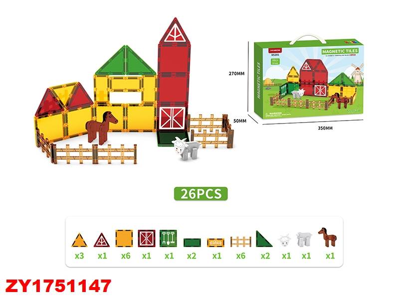 Granja Magnetica 26 Pcs Zy1751147