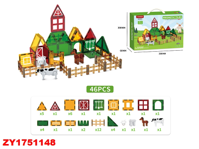 Granja Magnetica 46 Pcs Zy1751148