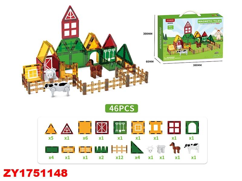 Granja Magnetica 46 Pcs Zy1751148
