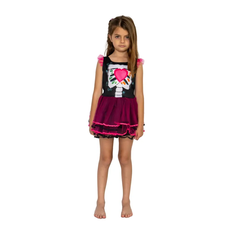 Disfraces Hw Esqueleto Fucsia