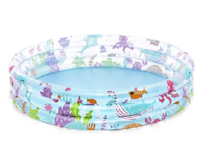 Pileta 3 Aros Transparente 51004
