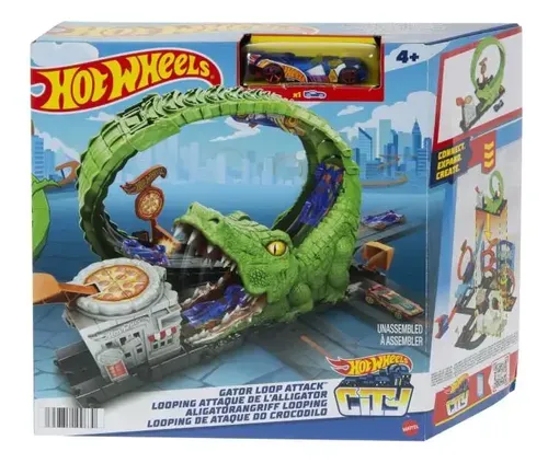 Hot Wheels Pista Hkx39 Cocodrilo