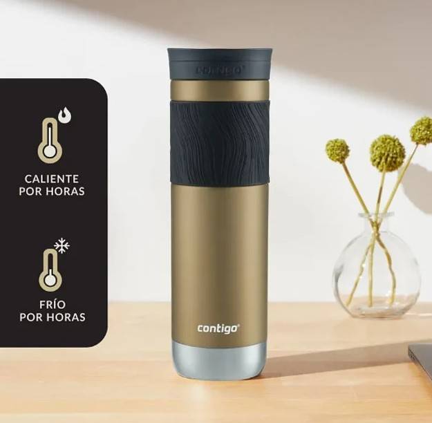 Contigo Vaso Texturizado Dorado