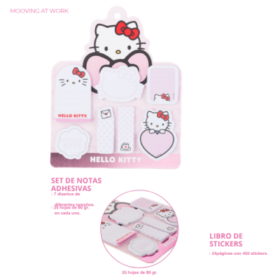 Maw Hello Kitty Set Nota Adhe 00502