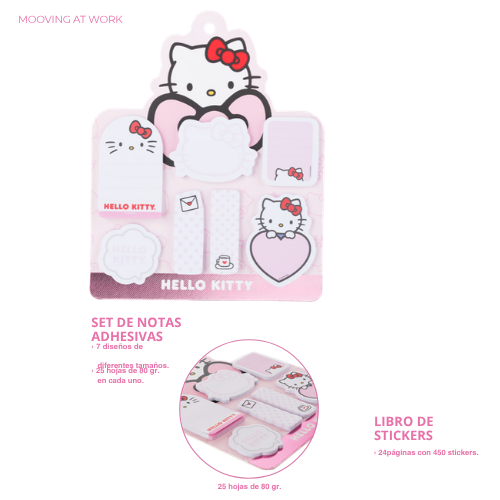 Maw Hello Kitty Set Nota Adhe 00502