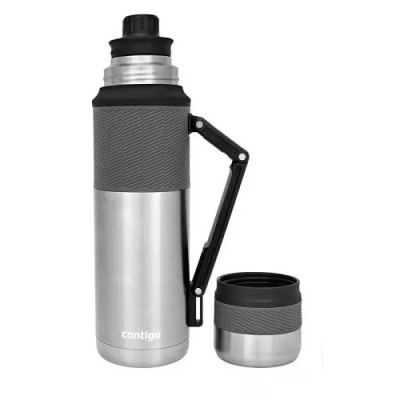 Termo Acero 1182Ml Gris Plateado